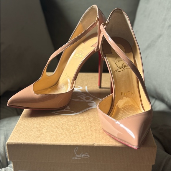Jumping 100 Patent - Christian Louboutin - Nude - Size 37.5 - Picture 2 of 8